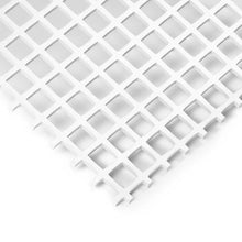 Kunststoff Lochplatte Zuschnitt Qg 10-13 aus PVC in Weiß